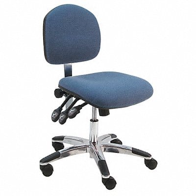 Ergonomic Chair Fabric Blue