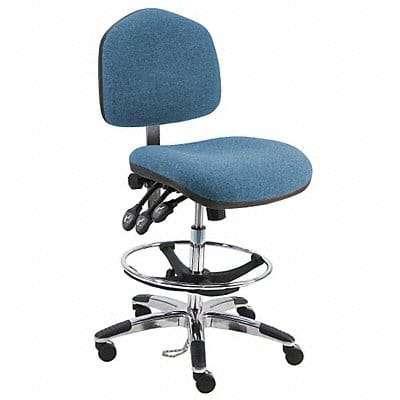 Ergonomic Chair Fabric Blue