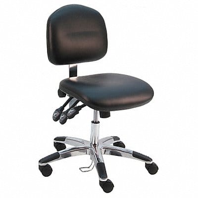 Ergonomic Chair Vinyl Black