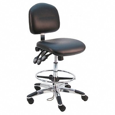 Ergonomic Chair Vinyl Black