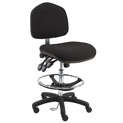 Ergonomic Chair Fabric Black