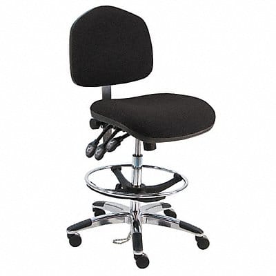 Ergonomic Chair Fabric Black