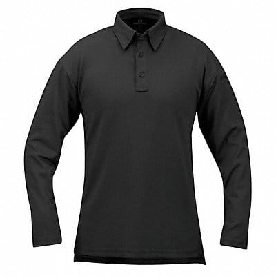 Tactical Polo 4XL Long Sleeve Black