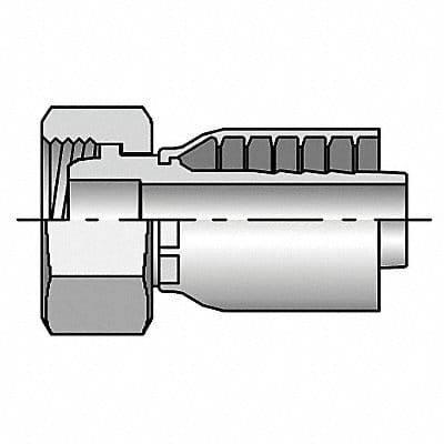 Crimp Fitting 1 I.D. F Metric