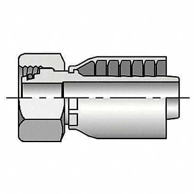 Crimp Fitting 1-1/4 I.D. F Metric