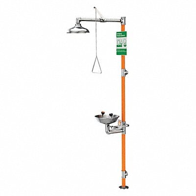 Drench Shower With Eyewash 16 in W