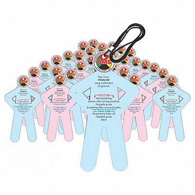 Pediatric Patient Victim Cards PK32