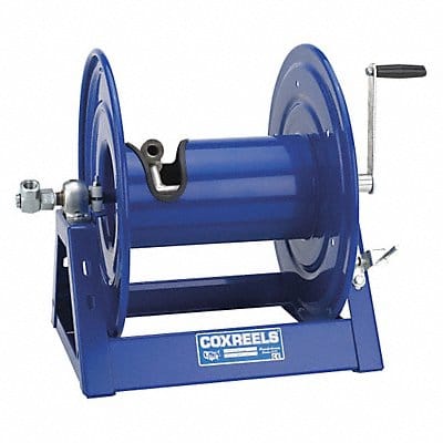 Hand Crank Hose Reel 200 ft 1/2 ID Blue