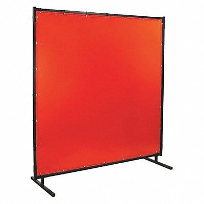 Welding Screen 4 ft H 6 ft W Orange