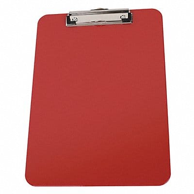 Clipboard Letter Size Plastic Red