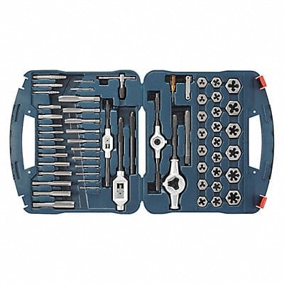 Tap and Die Set 5/16 to 3/4 In 58 pc