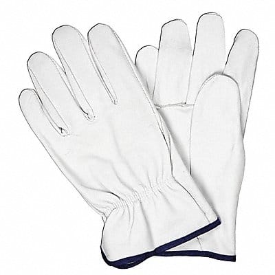 J3548 Leather Gloves White L PK12