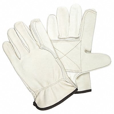 J3520 Leather Gloves Beige L PK12