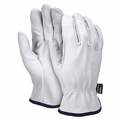 Leather Gloves White 2XL PK12