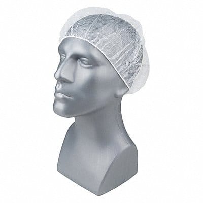 H8271 Hairnet Polyester White 21 in PK100