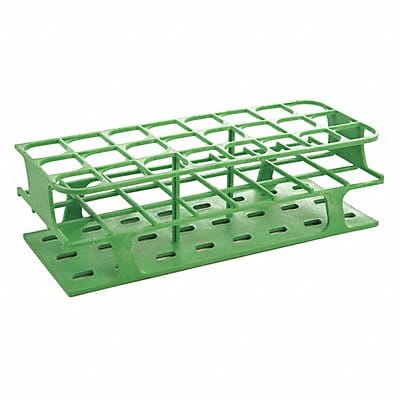 Test Tube Rack Slots 24x30mm Green PK8