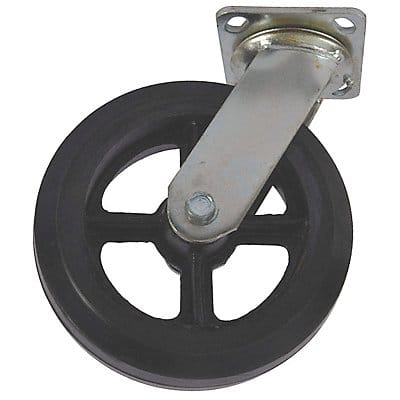 Mold-On Rubber Caster Swivel 8 In