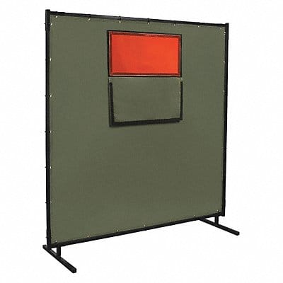 Welding Screen 6 ft H 8 ft W Green