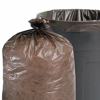 Trash Bag 60 gal Black/Brown PK20