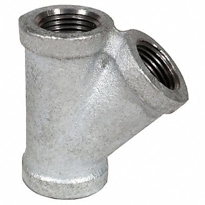 Wye Malleable Iron 1/2 in NPT Class 150