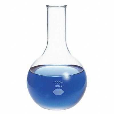 Flat Bottom Flask 1 L 215 mm H PK6