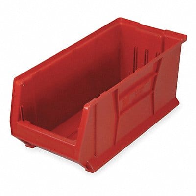 E4544 Bin Red Polypropylene 10 in