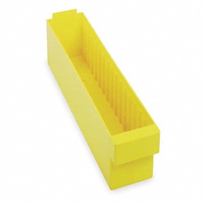 F1580 Drawer Bin Yellow Polystyrene 4 5/8 in