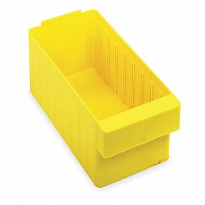 Drawer Bin Yellow Polystyrene 4 5/8 in