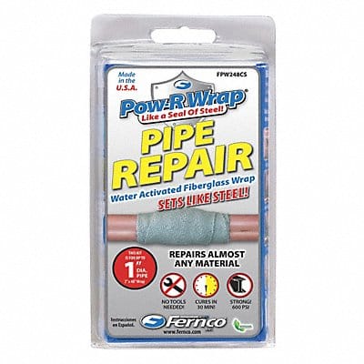 Pipe Repair Kit 2 W x 48 L Gray