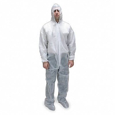 D2178 Coveralls S Wht Polypropylene PK25