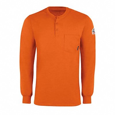 Lsfr Interlock Henley Orange 6.25 Oz