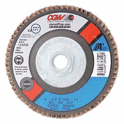 Flap Disc 4.5x7/8 T29 A3 Reg 80G