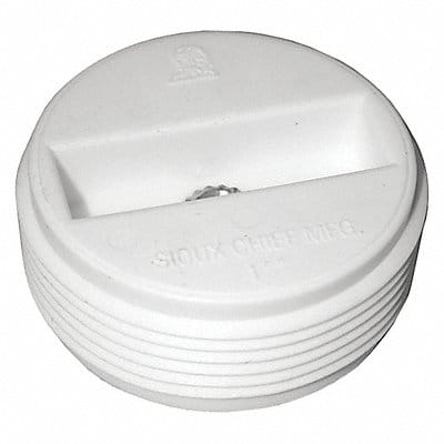 Cleanout Plug CSK Insert PVC 3