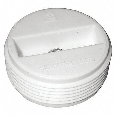 CSK Cleanout Plug Insert PVC 4