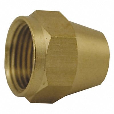 Brass Short Flare Nut 3/8