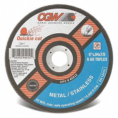 CutOff Whl 7x1/16x7/8 T1 ZA60-TB-FLEX