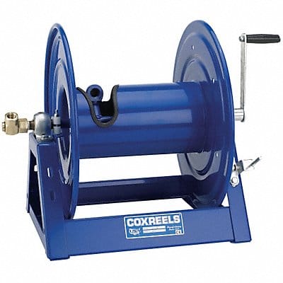 Hand Crank Hose Reel 100 ft 1 ID Blue