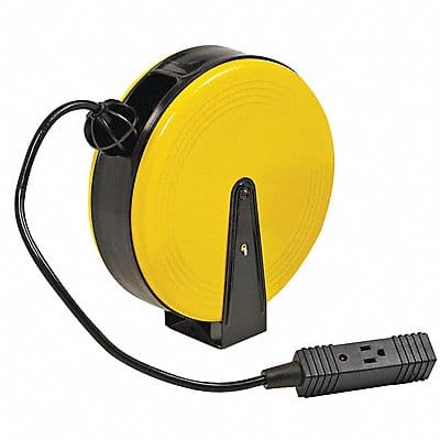 Retractable Cord Reel w/Triple Tap