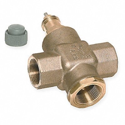 Three-Way 3/4 In NPT Valve 4.9 Cv