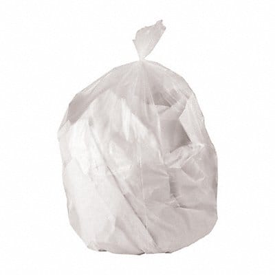 Trash Bag 38X58 Clear 1.1Mil LLDPE PK100