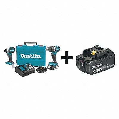 Cordless Combination Kit 2 Tools 18V DC