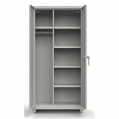 Storage Cabinet 75 x36 x24 Gray 4Shlv