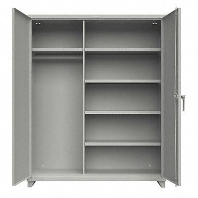 Storage Cabinet 75 x60 x24 Gray 4Shlv