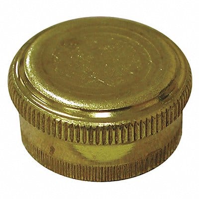 Brass Garden Hose Cap Washr No Lead 3/4