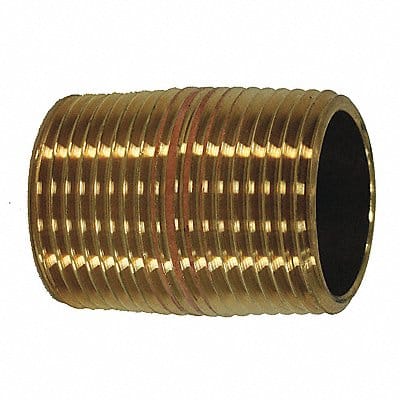 Red Brass Pipe Nipple No Lead 1/2 xCLOSE