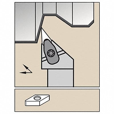 Indexable Toolholder DVJN