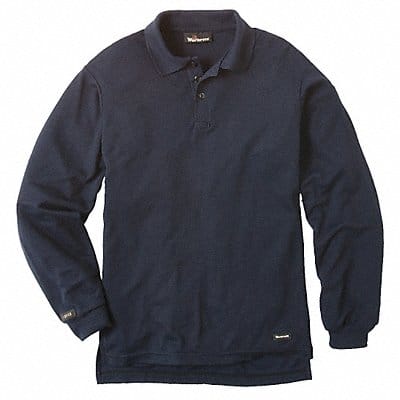 FR Regular Sleeve Shirt Navy 3LR Button