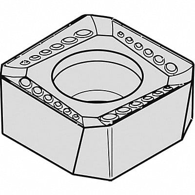 Square Milling Insert 15.88mm Carbide