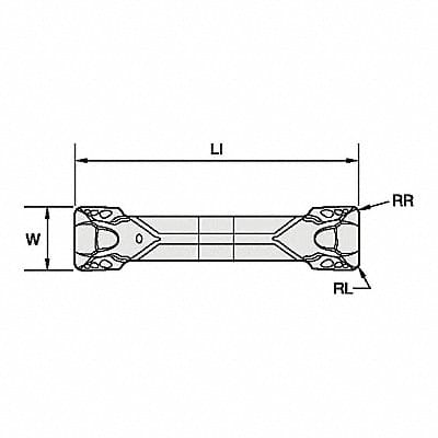 Grooving/Parting Insert WMT-P-PT Carbide