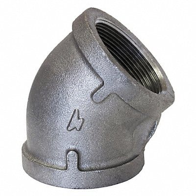 45 Elbow Malleable Iron 5 in NPT